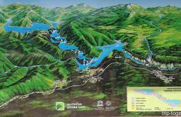 Where are the Plitvice lakes located?